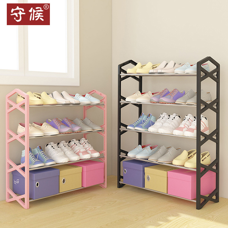 Ожидание простой многоуровневой обувной полки, экономичная, для общежития