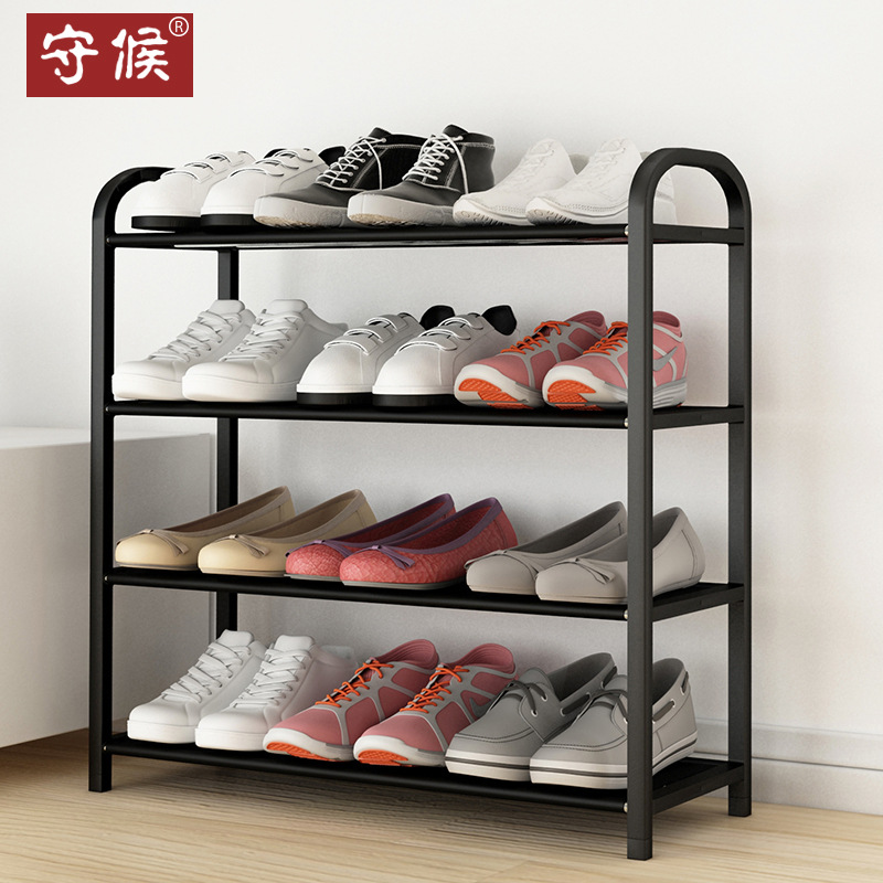 Waiting for Simple Multi-layer Shoe Rack Household Economical Dormitory Door Dust-proof Storage Shoe Cabinet Assembly Small Shoe Rack