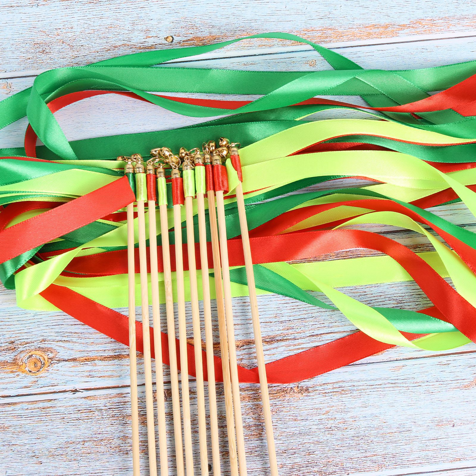 Fairy Stick Three Ribbon Ribbon European Lawn Wedding Party Warm Field Magic Wand Factory Direct Supply