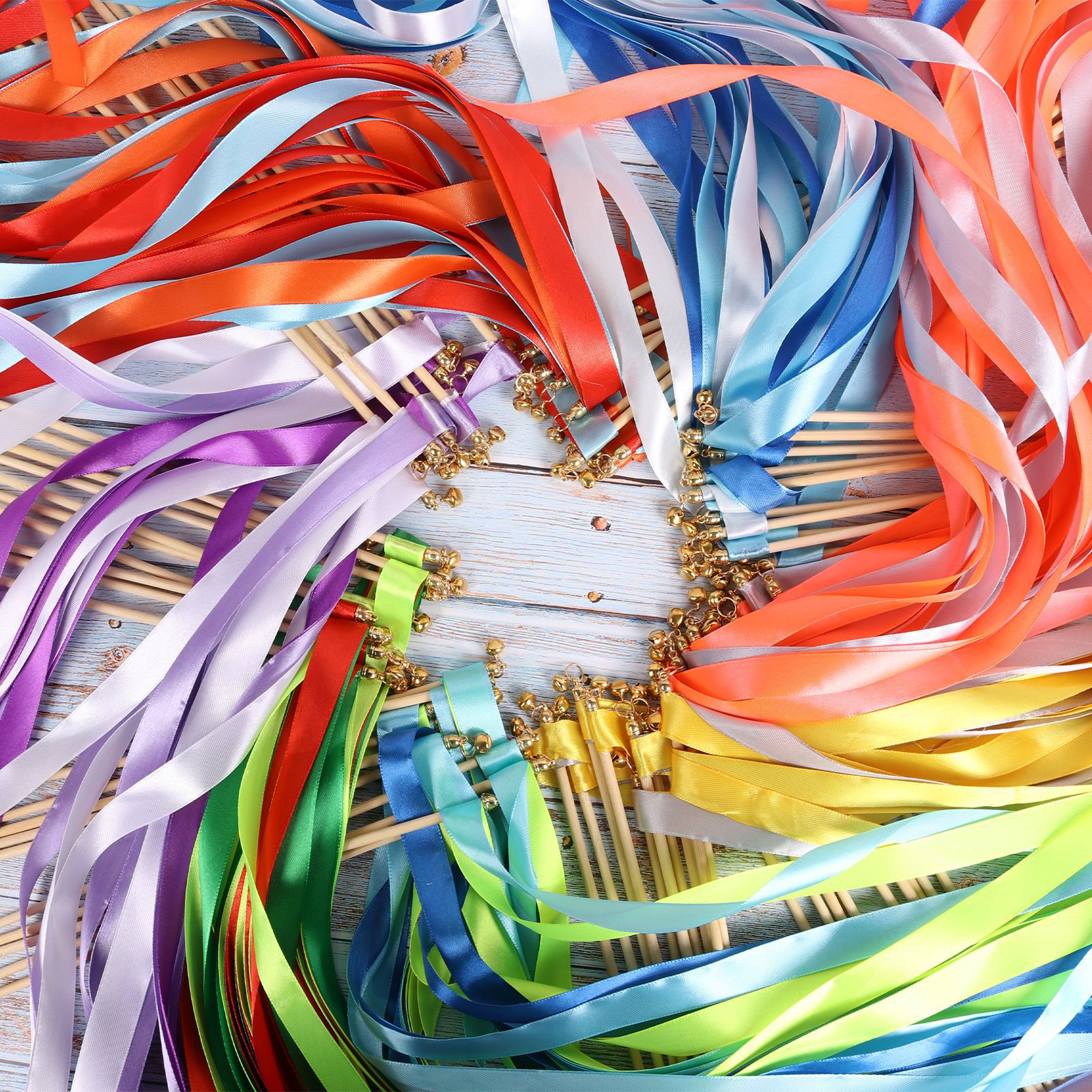 Волшебная палочка с тремя лентами для свадебной вечеринки, прямая поставка