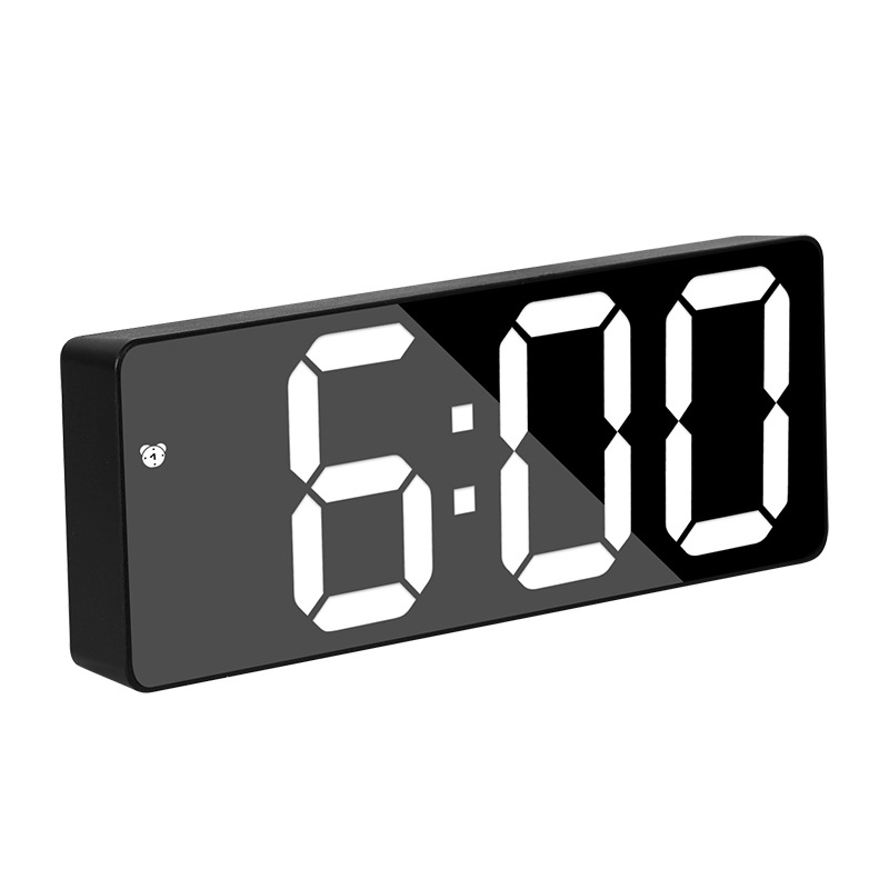 Factory direct LED electronic alarm clock simple style clock battery plug-in dual-purpose clock Yida time 0712