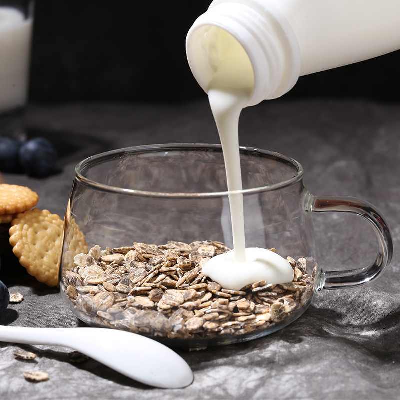 Manufacturer Wholesale Baked Cooked Rye Flakes Ready-To-Eat Black Oatmeal Fitness Meal Replacement Multigrain Low-Calorie Whole Grains