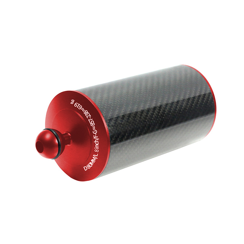 Aluminum alloy buoyancy arm diameter 80mm diving buoyancy arm 5/8/10 inch underwater photography light fill light buoyancy Rod