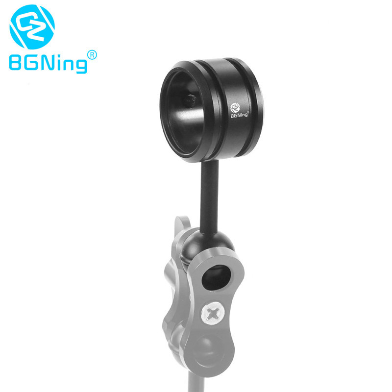 BGNING diving light electric Collet aluminum alloy ball head clamp underwater photography lighting equipment flashlight bracket
