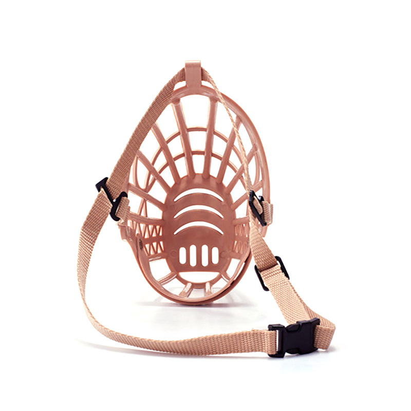 Dog mouth sleeve anti-bite anti-call polypropylene webbing soft plastic breathable mesh mouth sleeve fence dog mouth sleeve manufacturers