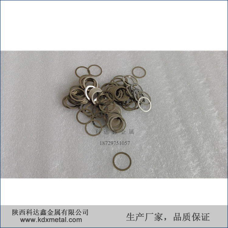 Pure Nickel Gasket, Corrosion-Resistant Sealing Nickel Washer, Pure Nickel Gasket N6 Grade, Non-Nickel-Plated Washer, Soft Condition