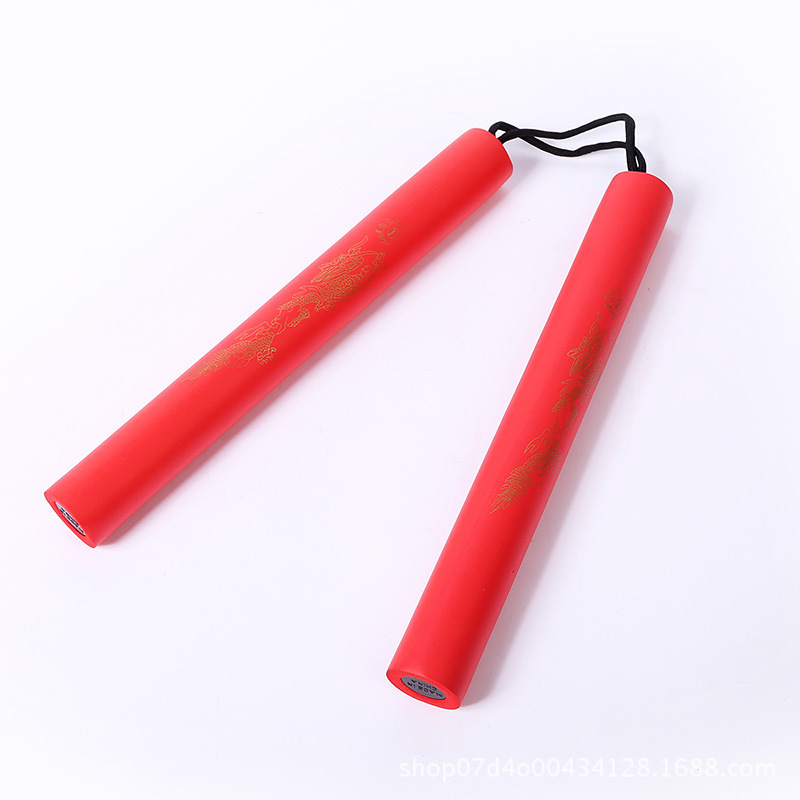 Sponge Nunchakus Children Beginners Practice Nunchakus Foam Toy Two-chakus Taekwondo Hall