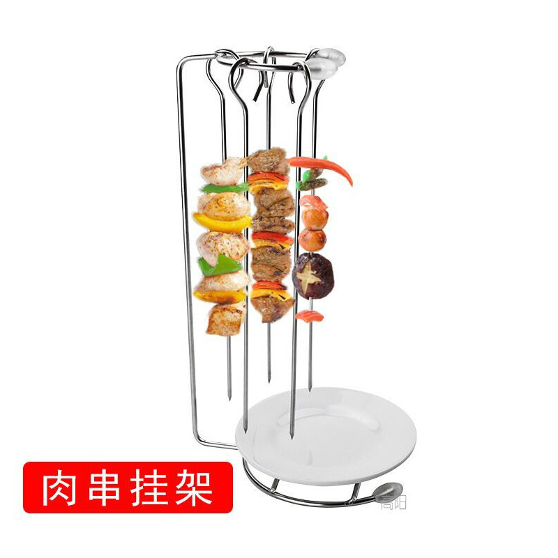 Manufacturer Barbecue Skewers Stainless Steel Barbecue Skewers Barbecue Goose Tail Needles Hanging Oven Barbecue Needles Barbecue Tools and Supplies in Stock