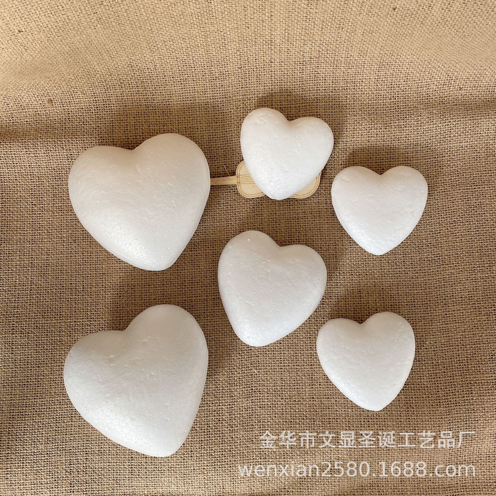 Foam Love Poly Dragon Heart Shaped Peach Heart Solid Hairband Decoration Festive Handmade DIY Gift Box Decoration