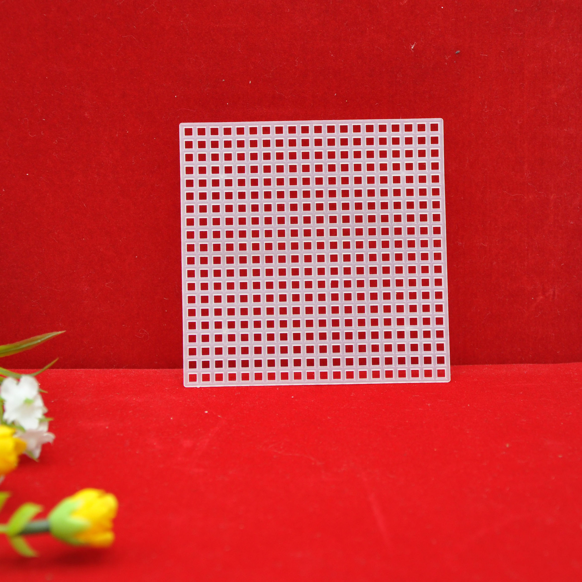 8X8Cm10.6X10.6Cm14.2X14.2Cm Square 7Tc Cross Stitch Plastic Grids Board Supports Pppe