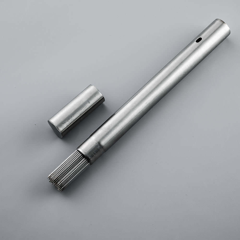 304 Stainless Steel Round Skewers Barbecue Skewers Barbecue Skewers Mutton Skewers Round Skewers Pliers Household Barbecue Needle Skewers