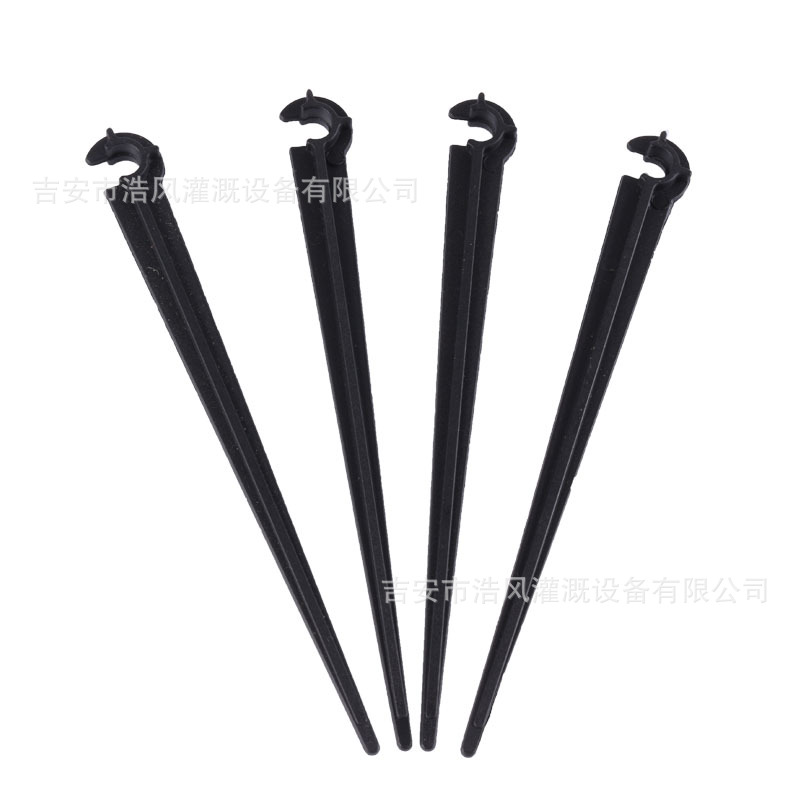 47 wool tube bracket C- type ground plug fixed bracket Little Red Riding Hood drip irrigation accessories garden balcony irrigation watering