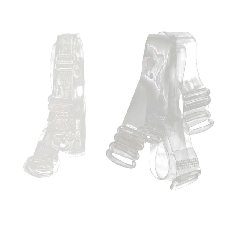 TPU1.0 transparent plastic buckle invisible transparent shoulder strap underwear bra shoulder strap OPP simple outfit