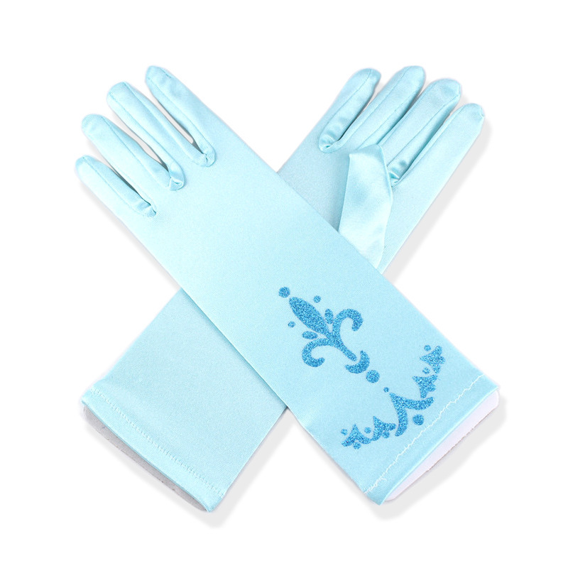 New Ice and Snow Jewelry Crown Magic Wand Wig Gloves Snowflake Cloak Ice and Snow Clothes Matching Jewelry