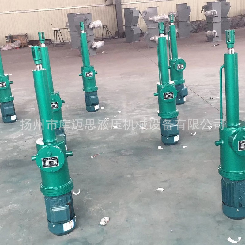 Parallel straight electro-hydraulic push rod lifting electro-hydraulic push rod gate discharge electro-hydraulic push rod