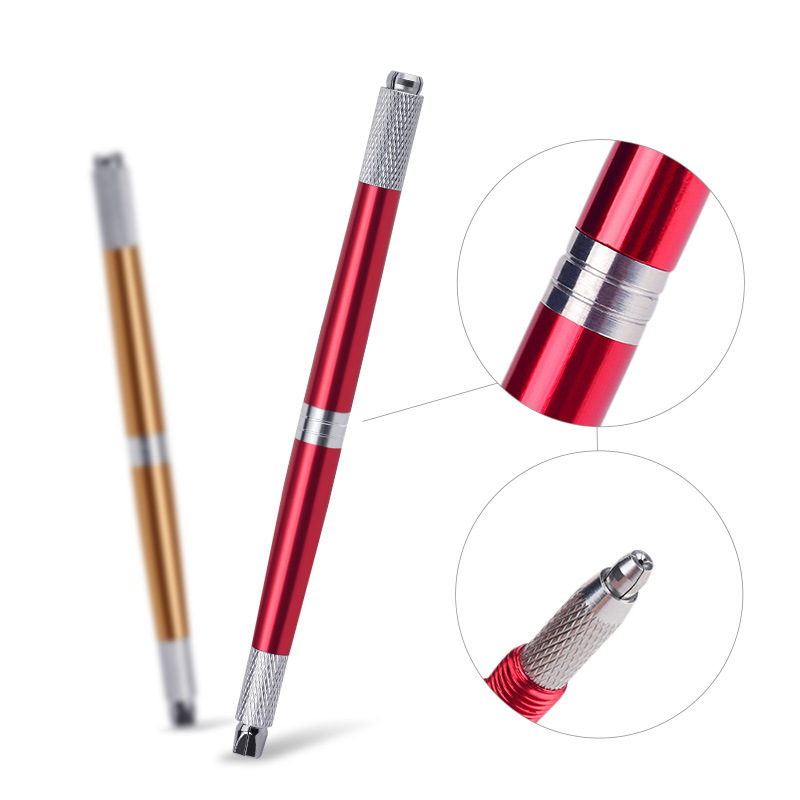 Factory direct three-use tattoo pen 20 eyebrow pencil multifunctional three eyebrow tattoo manual pen