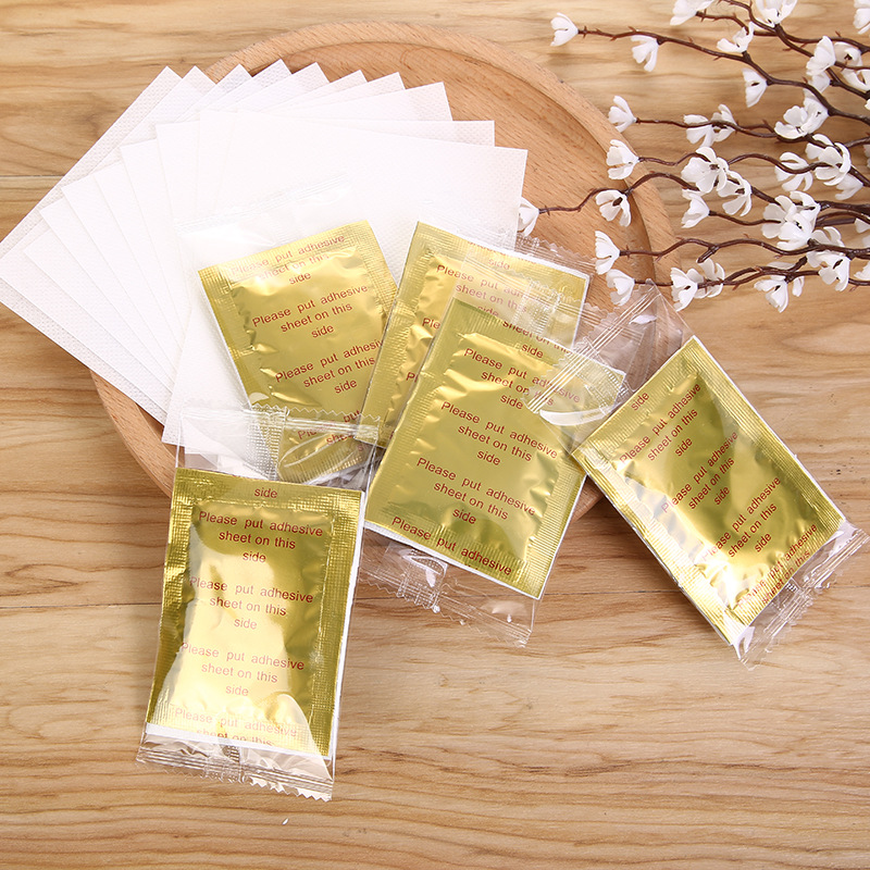Wholesale English Gold Foil Foot Patch, Golden Foot Patch, Mugwort Bamboo Vinegar Foot Patch, Ginger Foot Patch, Foot Patch Package