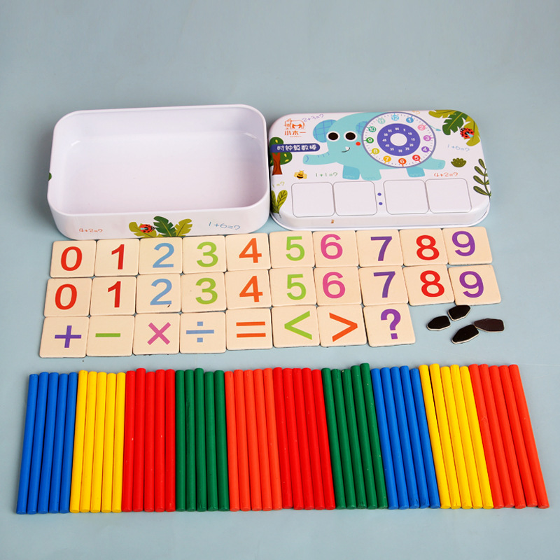 10-color small stick children's digital game stick baby learning stick counting calculation stick mathematics learning arithmetic early education
