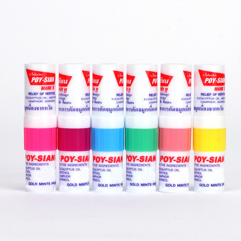 Eight Immortals POY-SIAN Eight Immortals Mint Fragrant Tube Nose Stick to refresh the mind and prevent motion sickness staying up late 1