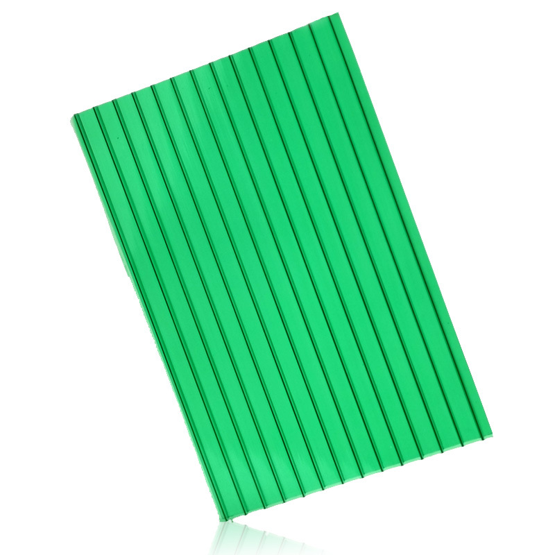 10mm sun board pc endurance board greenhouse insulation sun board transparent double lake blue green sun board