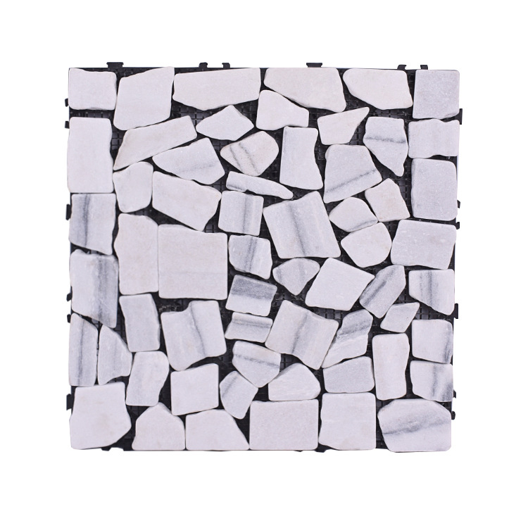 Stone Flooring Balcony Ground Renovation Outdoor Bathroom Courtyard DIY Garden Terrace Anti-corrosion Self-paved Stitching Flooring