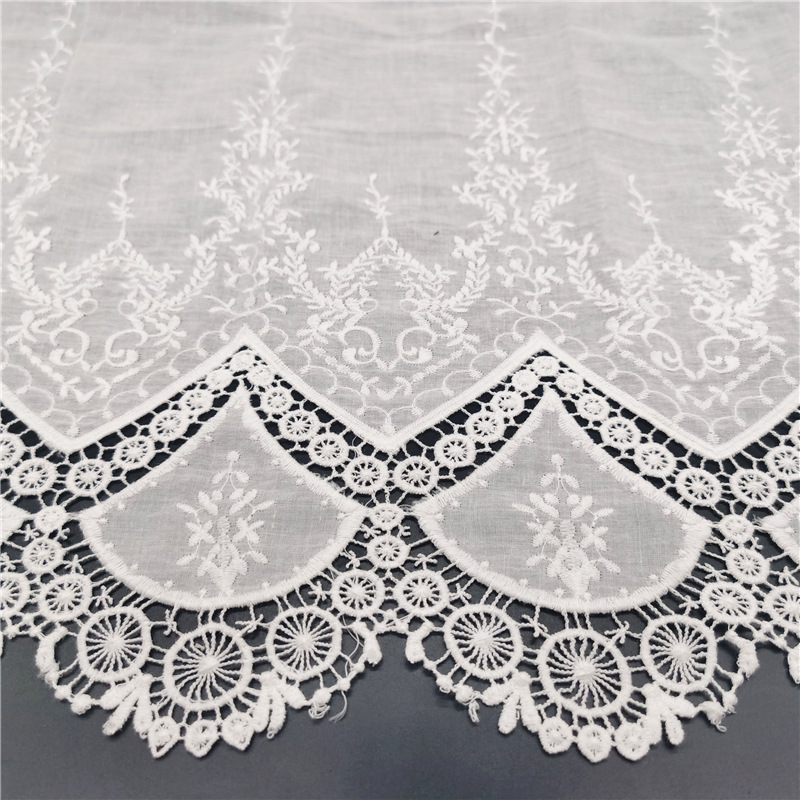 Ready Supply of Cotton Water-Soluble Embroidery, Lace Embroidery, New Stereo Dress Fabric, Water-Soluble Lace