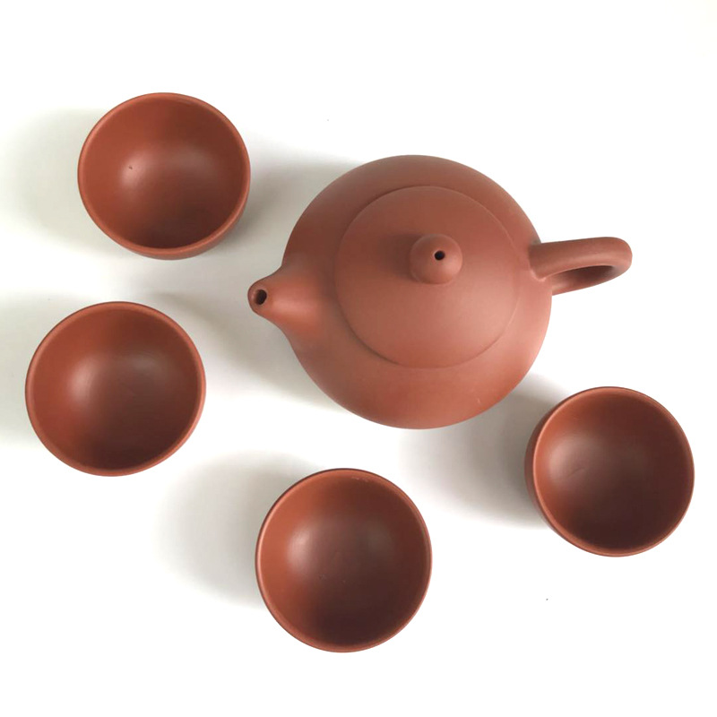 Purple sand tea set suit 7-piece set portable outdoor purple sand teapot opening activities gift box Yiwu wholesale