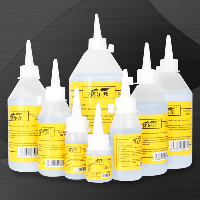 Handmade DIY alcohol glue non-woven fabric 30ml alcohol glue colorless transparent soft glue hemp rope button painting alcohol glue