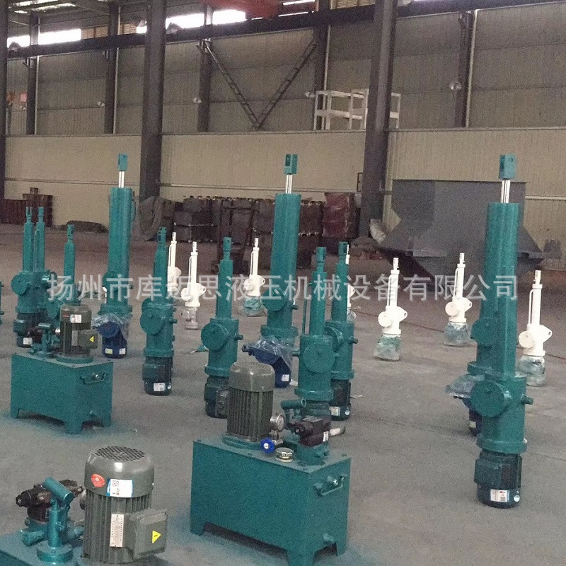 Parallel straight electro-hydraulic push rod lifting electro-hydraulic push rod gate discharge electro-hydraulic push rod