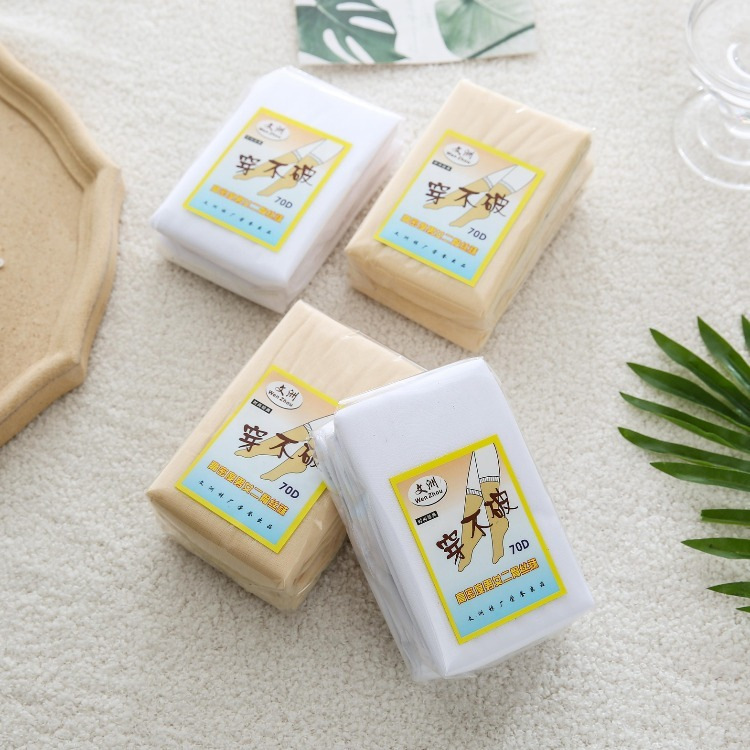 Sweat-absorbent disposable white men's and women's thin short stockings foot bath skating rink children's playground test shoes socks manufacturers wholesale