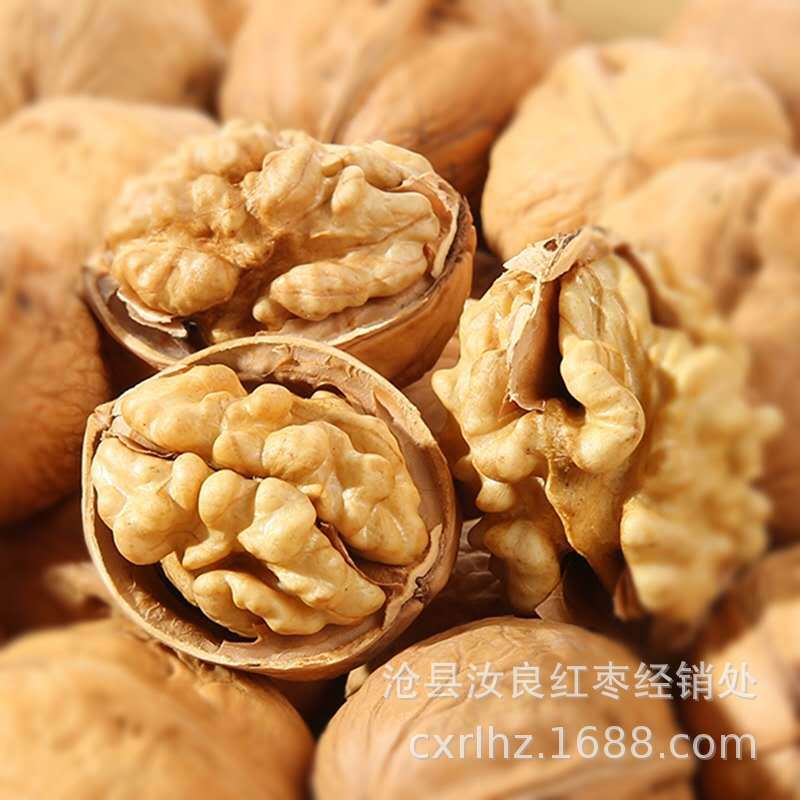 185 Paper-Skinned Walnuts from Xinjiang, Hand-Peeled, Original Flavor, Nut Snacks, Wholesale, Bulk, High Quality