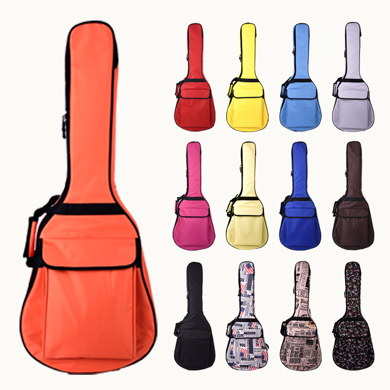 Thickened Shoulder Folk Acoustic Guitar Bag 36/38/39/40/ 41inch Classical Electric Guitar Bag Cover Backpack Gig Bag