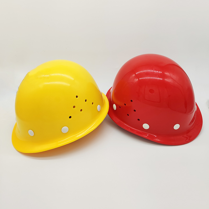 Safety Helmet Men's Summer Construction Site Leadership Safety Helmet GB Thickened ABS Breathable Custom Logo Printing
