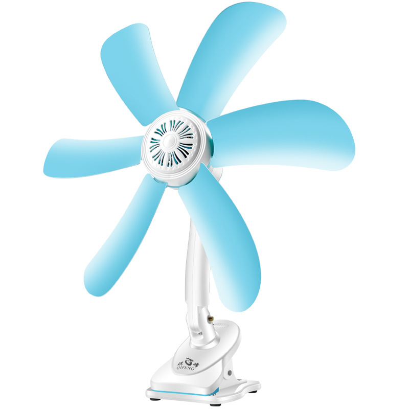 Qifeng Six-Blade Small Clip Fan No. 500 Small Bedside Fan Student Dormitory Micro Fan Household Electric Fan Wholesale