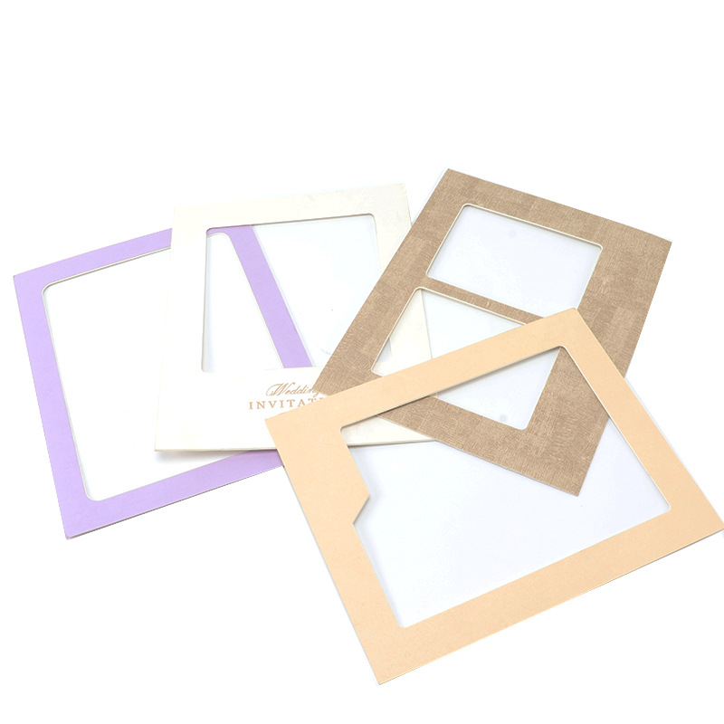Photo frame photo wall lined with white cardboard picture frame mounted 7810 inch 1216 inch A4A34K8K cardboard factory customization