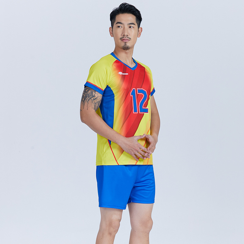 2025 новый продукт, короткий рукав, волейбольный костюм для мужчин, спортивная одежда из полиэстера, оптовая продажа от производителя