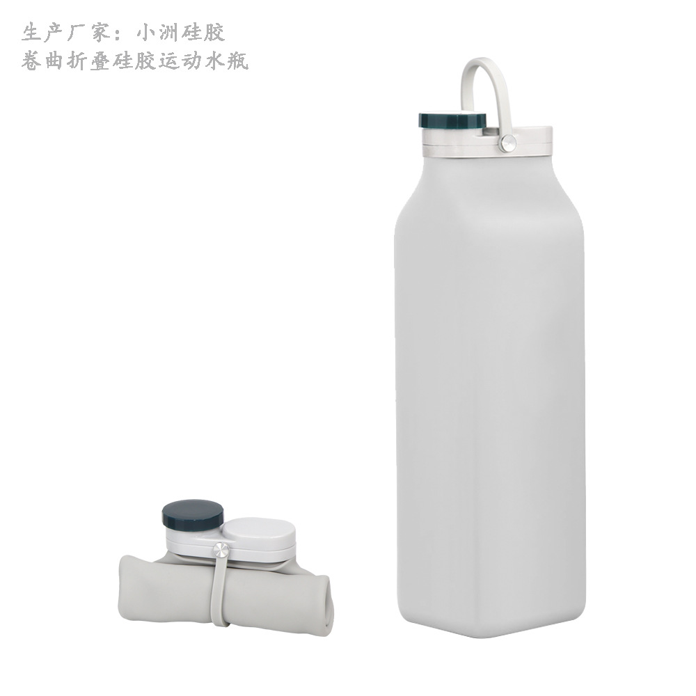 Кросс-браузерная складная молочная бутылка для контакта с пищей силиконовая креативная портативная бутылка для воды