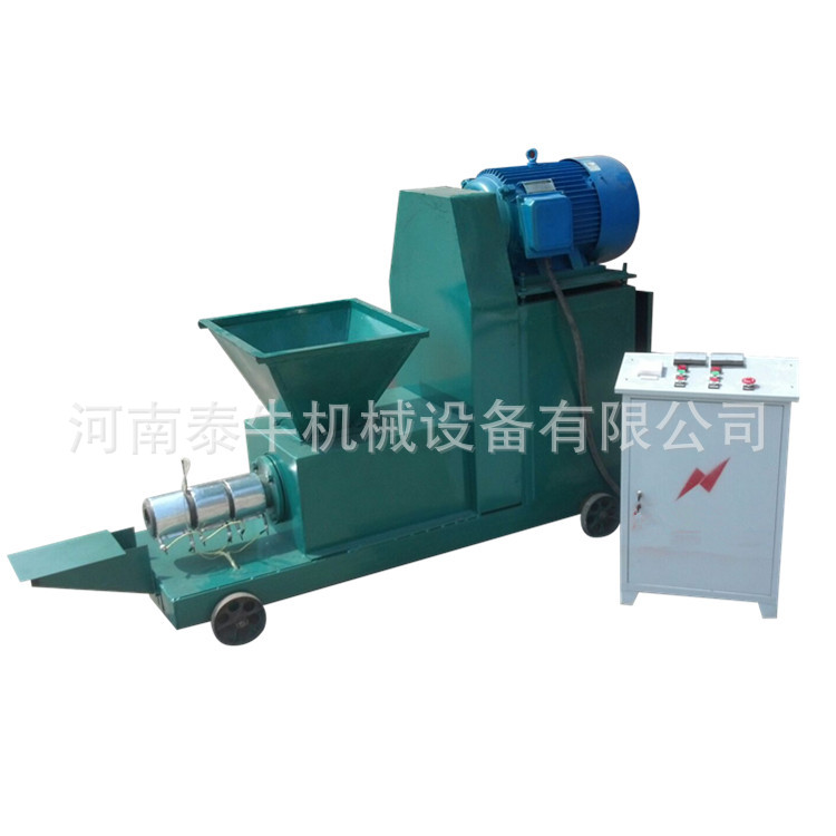 Mechanism sawdust burning carbon machine bamboo charcoal powder coal Rod forming equipment high temperature mechanism charcoal Rod making machine