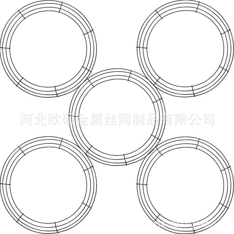 Baking paint wire iron wire galvanized foreign holiday gifts Christmas decoration wreath small roll wire covered plastic wire electrostatic spraying