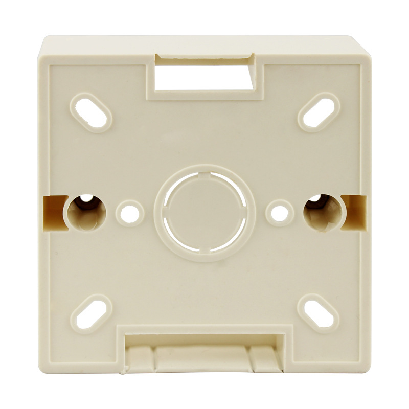 Manufacturer's Self-Sold Regular Type 86 Exposed Cassette Pvc Wire Box Surface-Mounted Wire Box Available in Stock