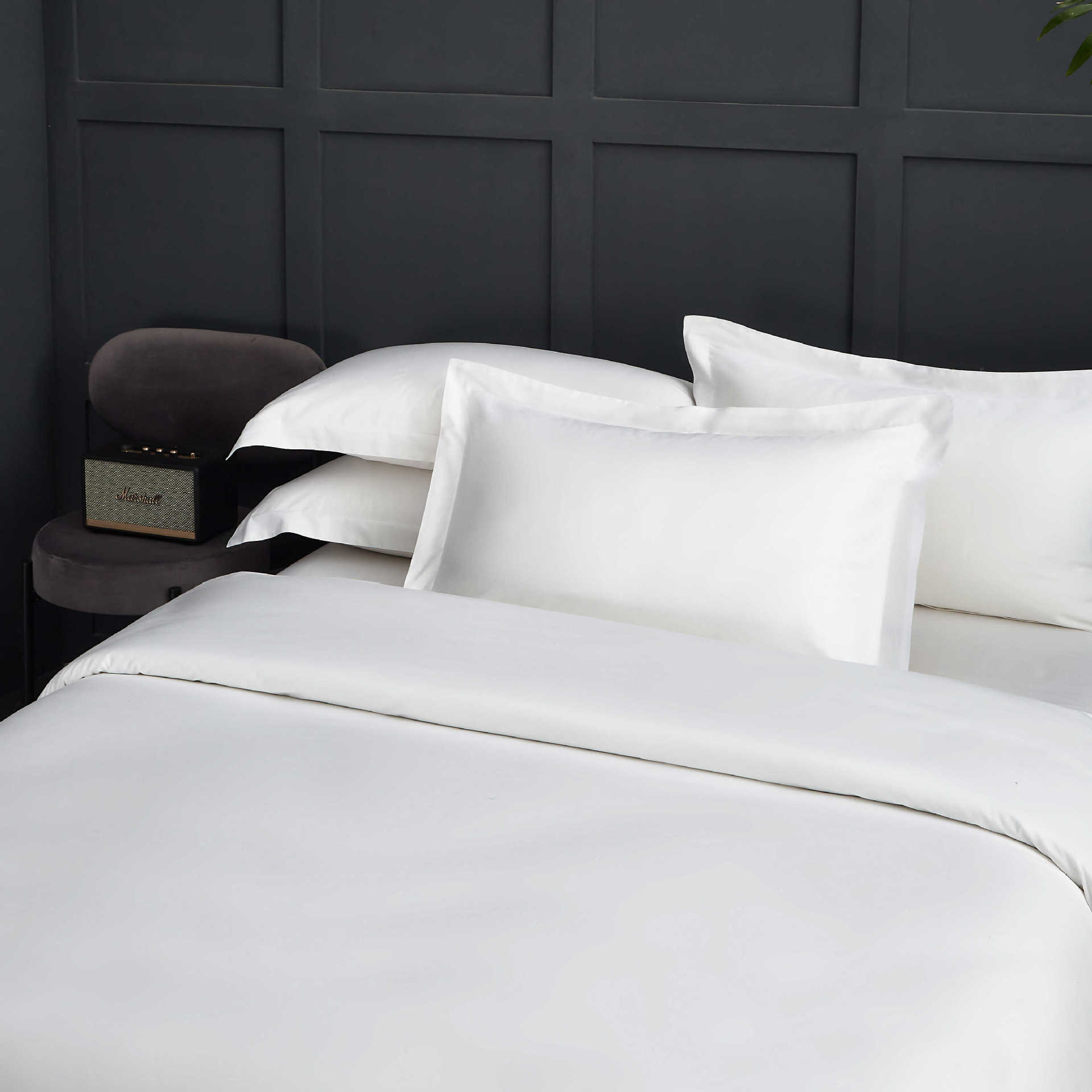 Songqi Star Hotel Cloth Grass Hospital Hotel Solid Color Four-piece Set Sized Size Cotton Bleached Satin Kit