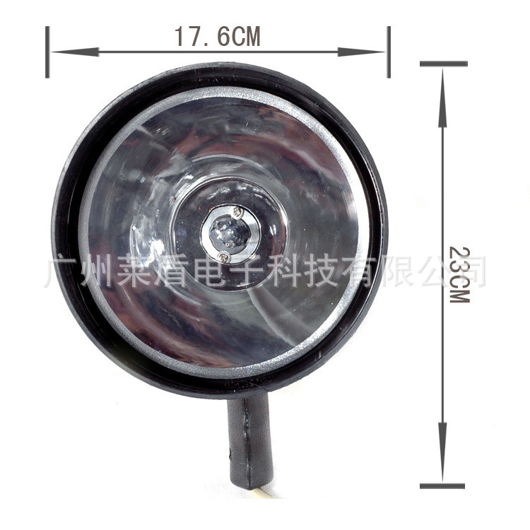 Factory Wholesale 12-24V 55W 7inch Hid Handheld Searchlight Outdoor Spotlight 7inch Handheld Night Fishing Light