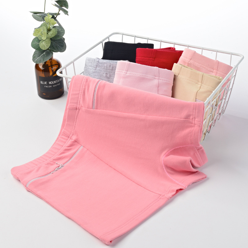 Женское нижнее белье, хлопковое, с карманами, анти-кража, боксёры для взрослых, защитное нижнее белье