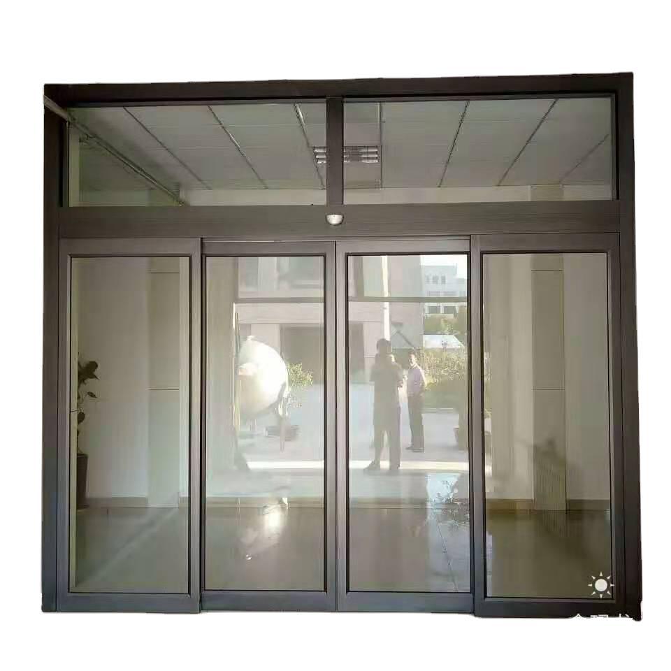 Automatic Sensor Door Jml55 Automatic Door Hotel Shop Electric Door Glass Sliding Silent European Style Stainless Steel