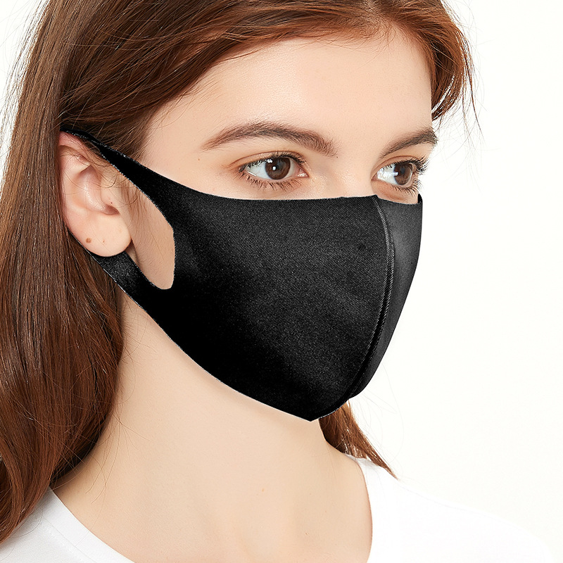 Маски для интернет-знаменитостей, защитные от солнца, пыли, теплые, дышащие, washable, из льда и хлопка, 3D