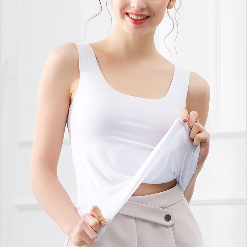 Summer seamless Ice Silk vest women's undershirt underwear female students Korean style slimming sling