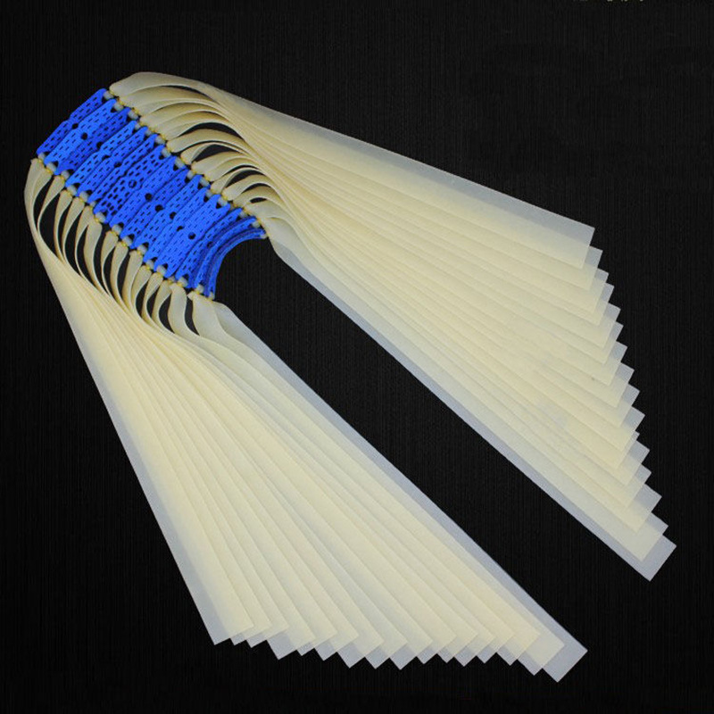 Plain slingshot flat rubber band 0.8 1.0 1.2 1.5 antifreeze thickened two-color shooting bomb rack wide rubber band group