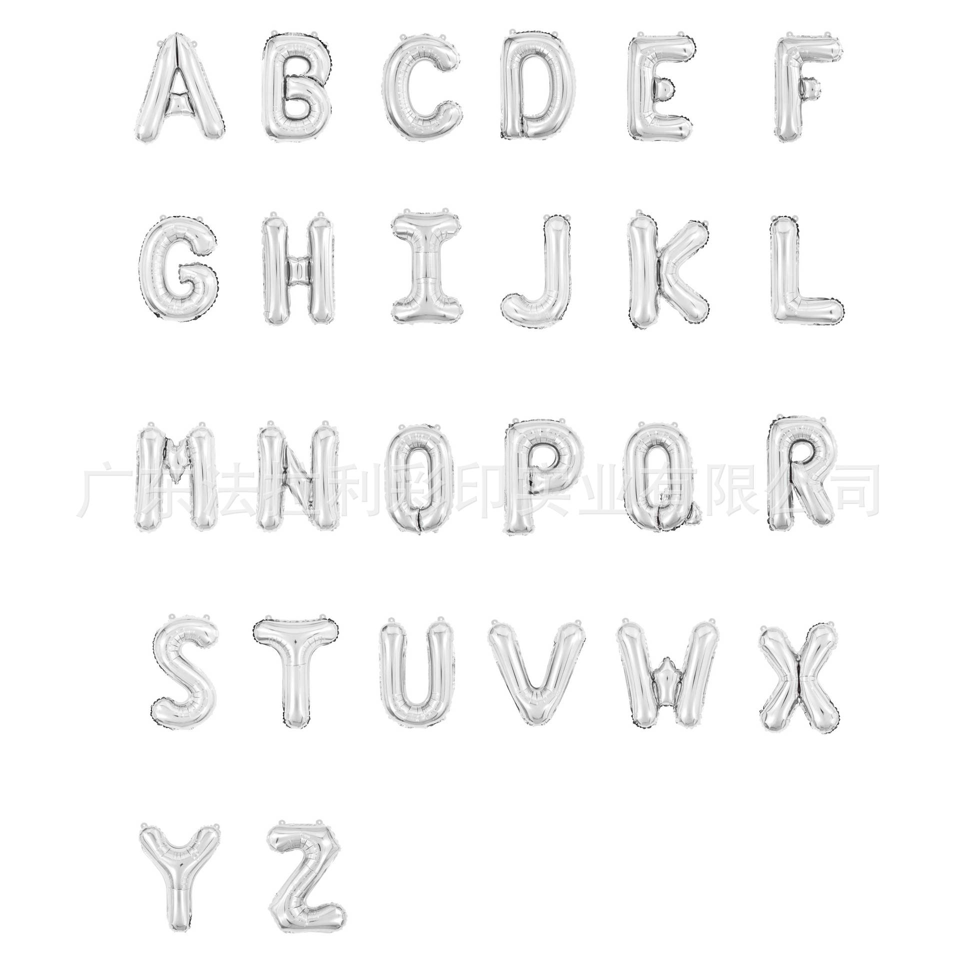 16 inch aluminum film Balloon Letter A- Z balloon Party combination letter set Party layout supplies balloon