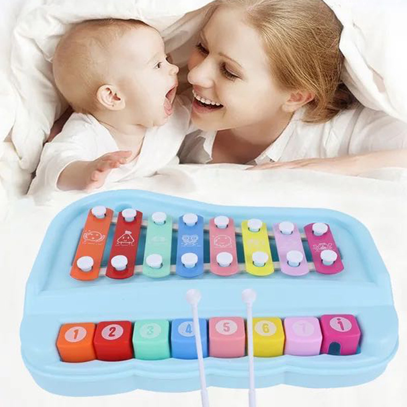 Educational children's eight-tone piano toys baby early education eight-tone piano music piano toys wholesale