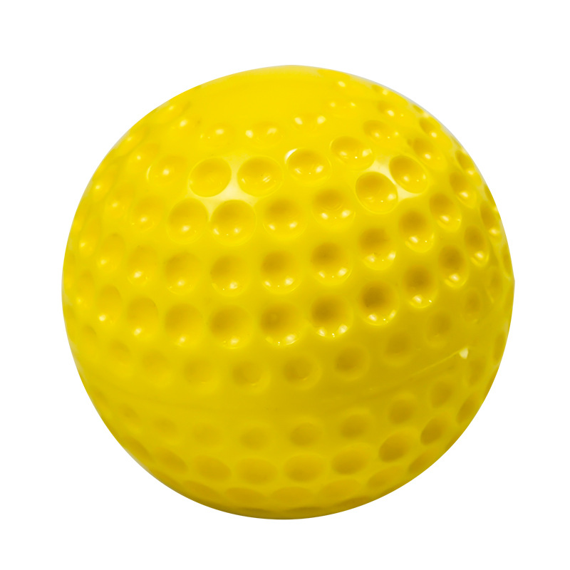 PU concave hole baseball machine baseball pet toy ball for serve machine